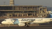 In this Dec. 10, 2014 image an EgyptAir Airbus A320 with the registration SU-GCC on the tarmac at Cairo airport. (AirTeamImages via AP) 